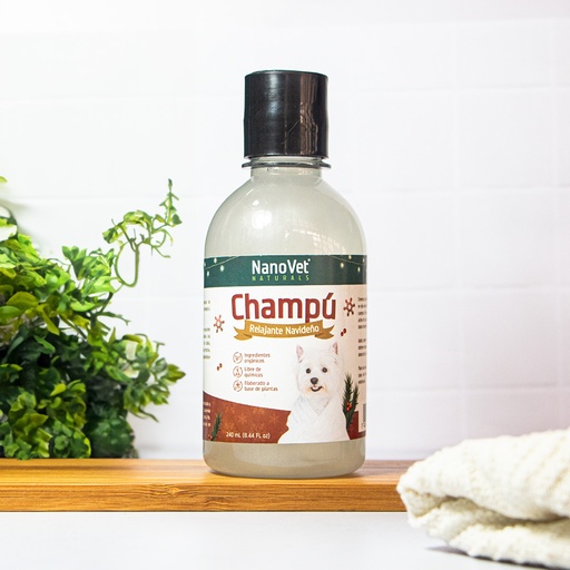 Champú Navideño NanoVet Natural
